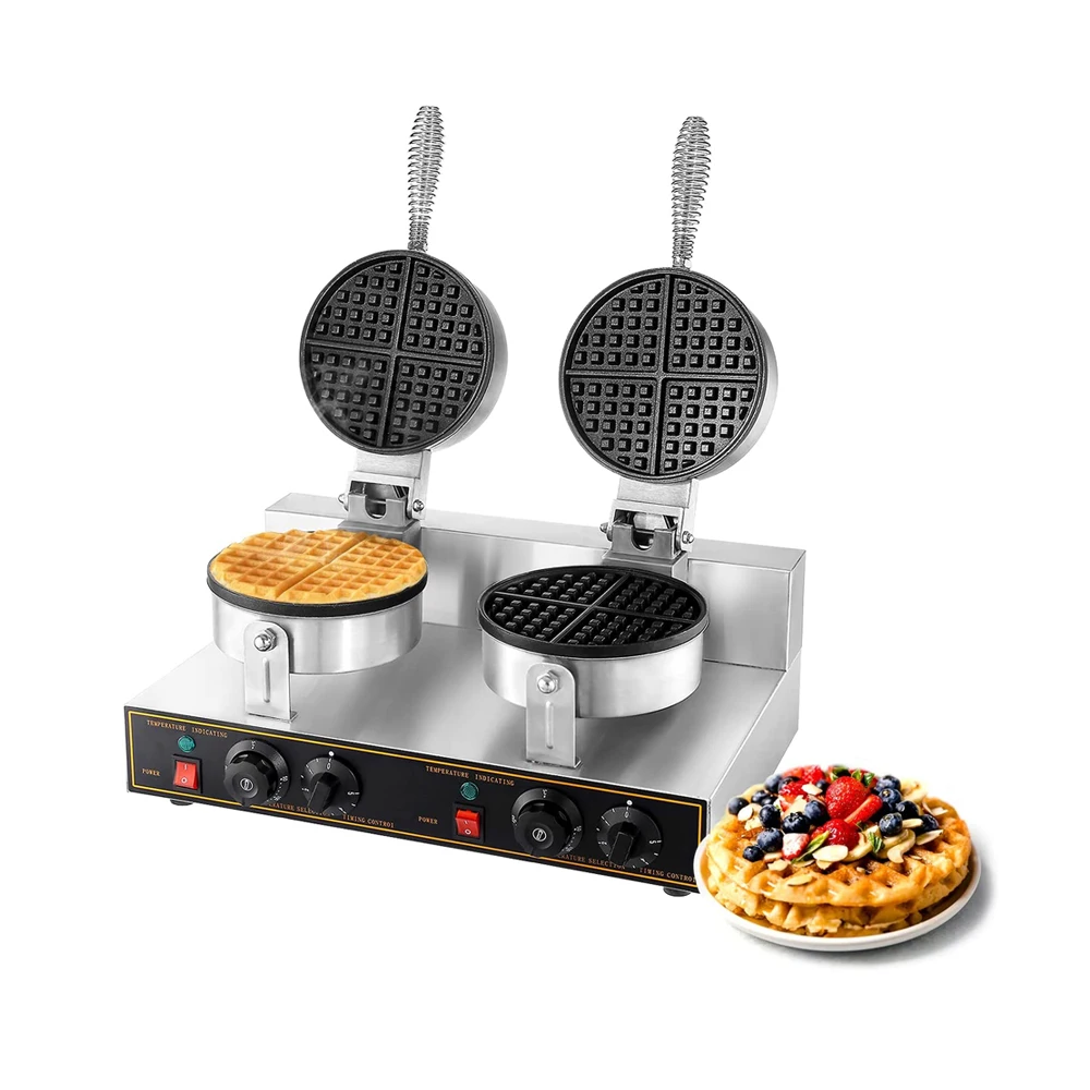Commercial Double Plate Belgium Waffle Baker Waffle maker Machine