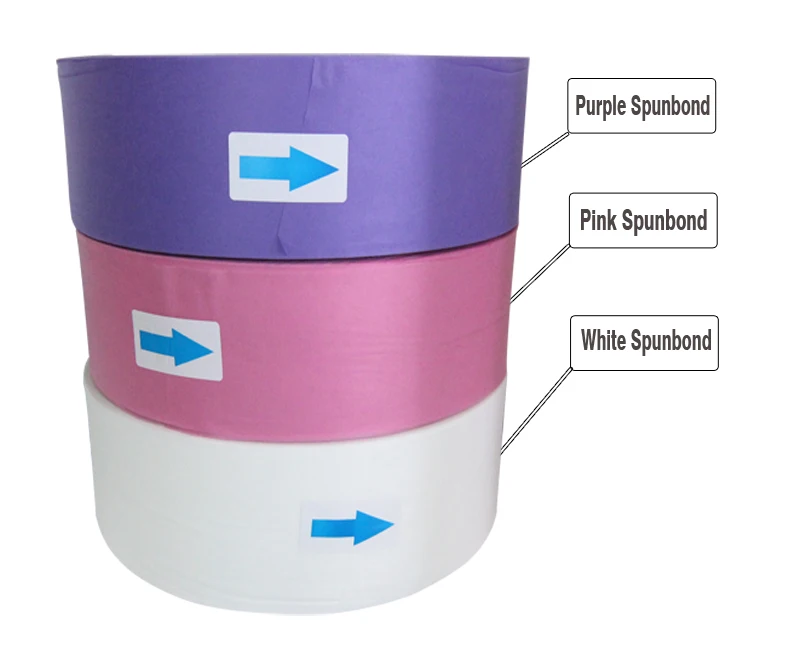 25gsm white 100 % pp polypropylene spunbond 25gr non woven fabric blue