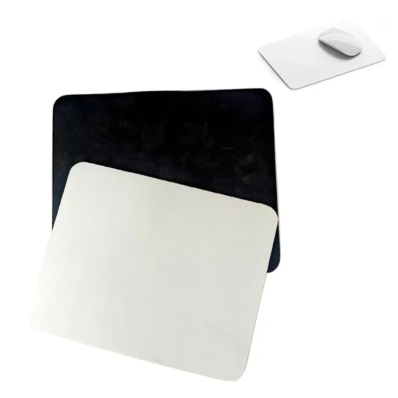 Factory wholesale customized 22*18cm 20*24cm sublimation white waterproof neoprene mousepad