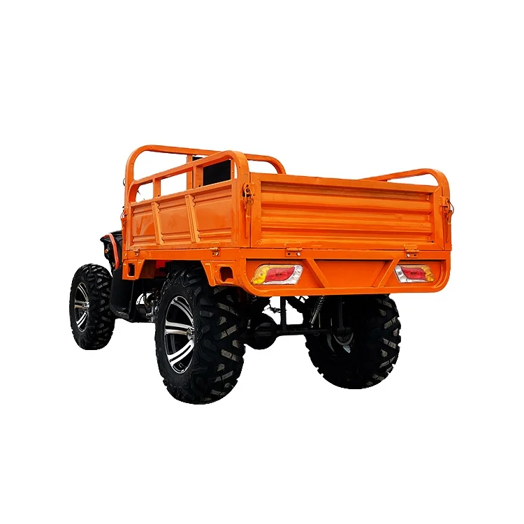 Powerful cuatri moto 4x4 off roader go cart dirt bike farm atv with trailer