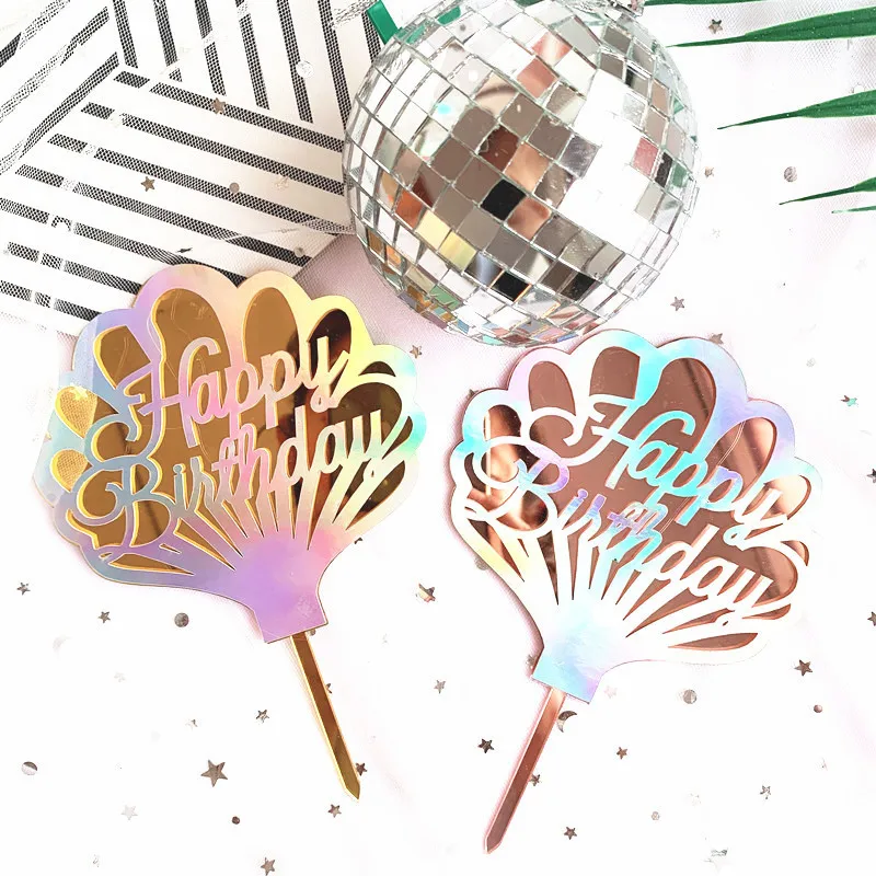 Saffron Mermaid cake topper cheap price birthday cake designs decoration for little mermaid cakes