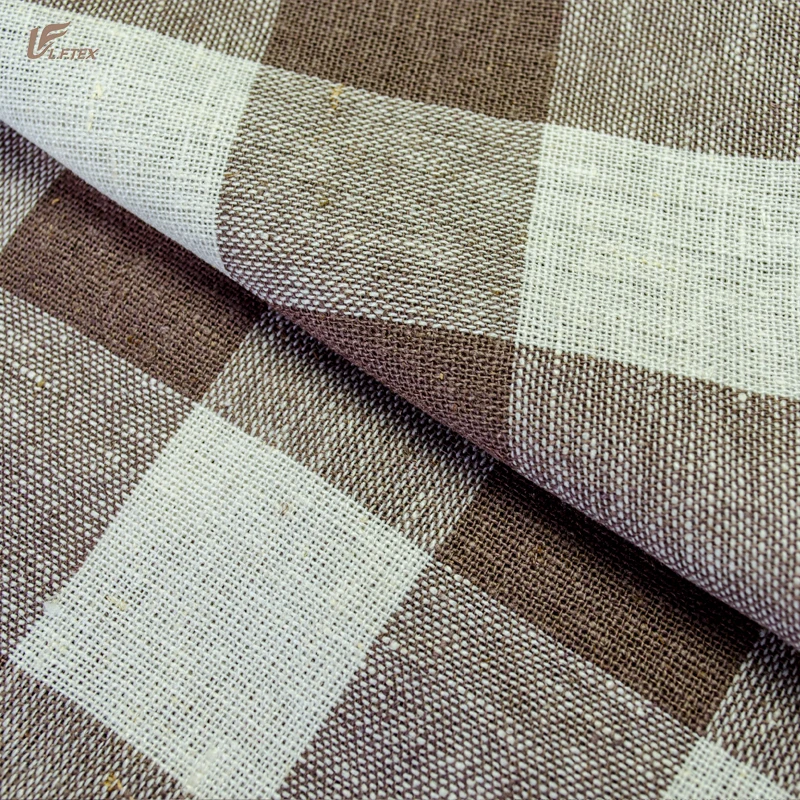 Beautiful design high quality customized soft  woven rayon linen fabric for garments