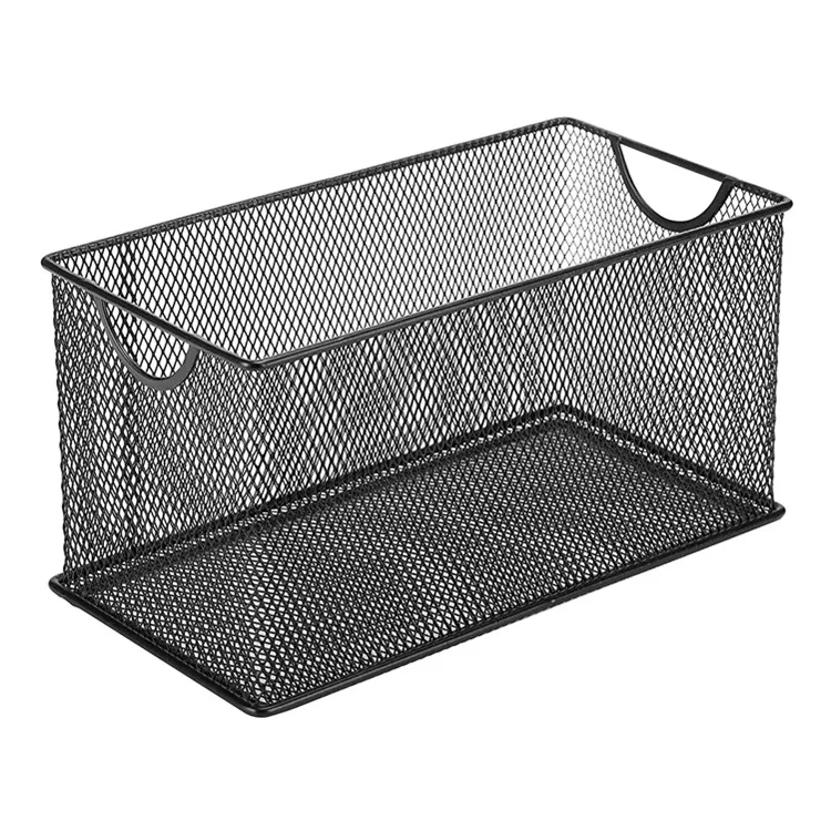 Столешница металлическая проволока черная корзина стеллаж для хранения компакт-дисков