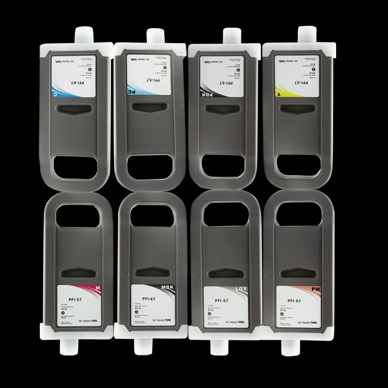 Ocbestjet 700ML/PC PFI 57 Refillable Ink Cartridge For Canon Pro520 Pro 520 540 540S 560S Printers