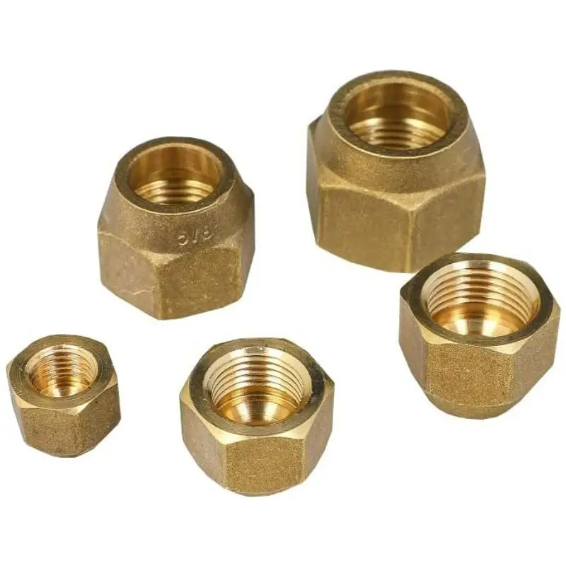 Glosok Glosok Durable Easy Install Hexagon Inserts Brass Nuts for high precision machining Brass Hex Nut