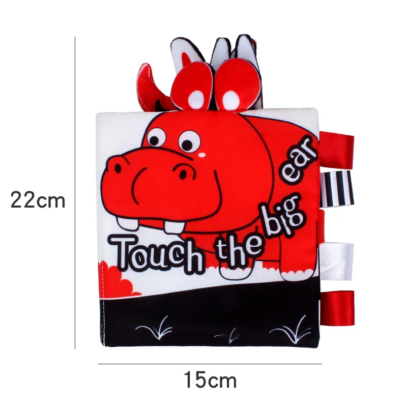 OEM Custom Wholesale Soft Cloth Books Toddlers Premium Quality Educational Learning Toys Premium Plush Touch Feel Set Plush