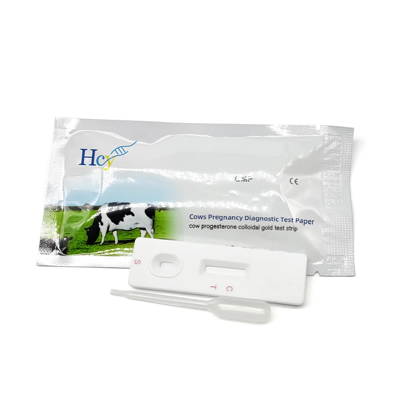 Cow Early Pregnancy Test Paper Bovine Animal Dog Cat Horse Pig Sheep Cow Pregnancy Rapid Detection Kit