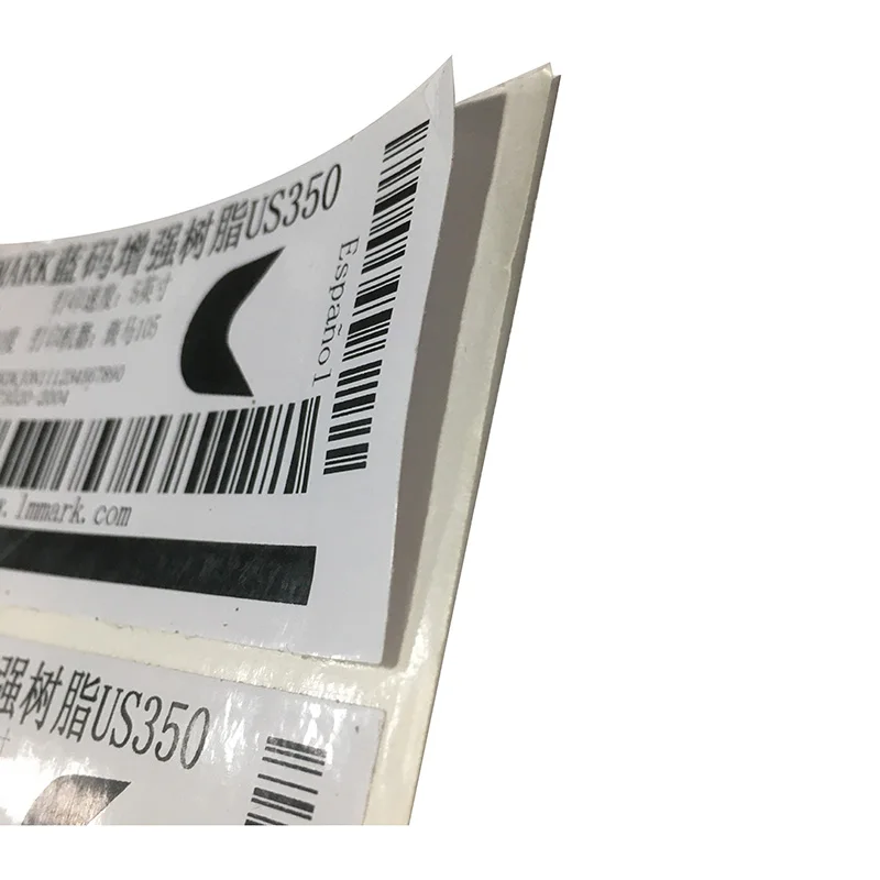 Custom strong adhesive RFID clothing logo stickers costume packaging labels