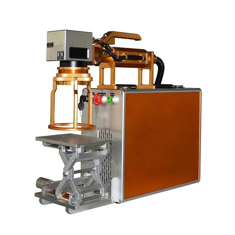 DIY Logo Design New fiber laser marking machine for metal engraved laser type fiber laser with 110mm * 110mm Lens