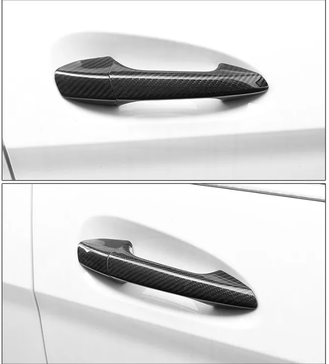 Suitable for Mercedes A/B/C/E/S/GLA/GLK/CLA/CLS/GL/SL/M-CLASS dry carbon fiber door handle
