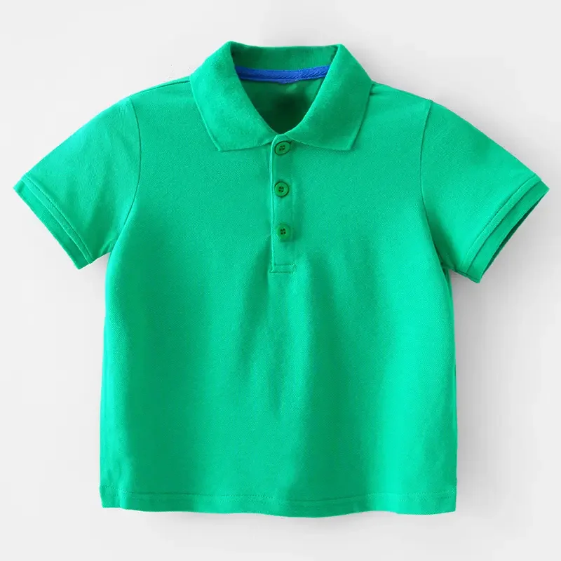 Custom embroidery logo cotton pique 4-15 years Sports polo T Shirt School uniforms T-Shirts polo shirt for boys and girls