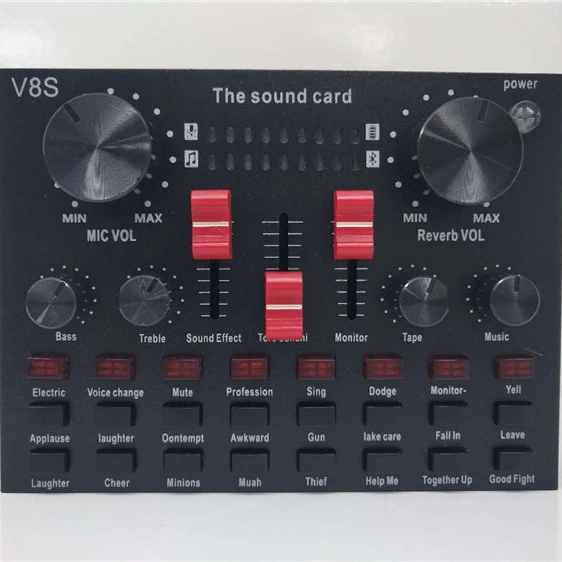 New Design Best Factory Direct Price podcast music microphone soundcard livestreaming kit