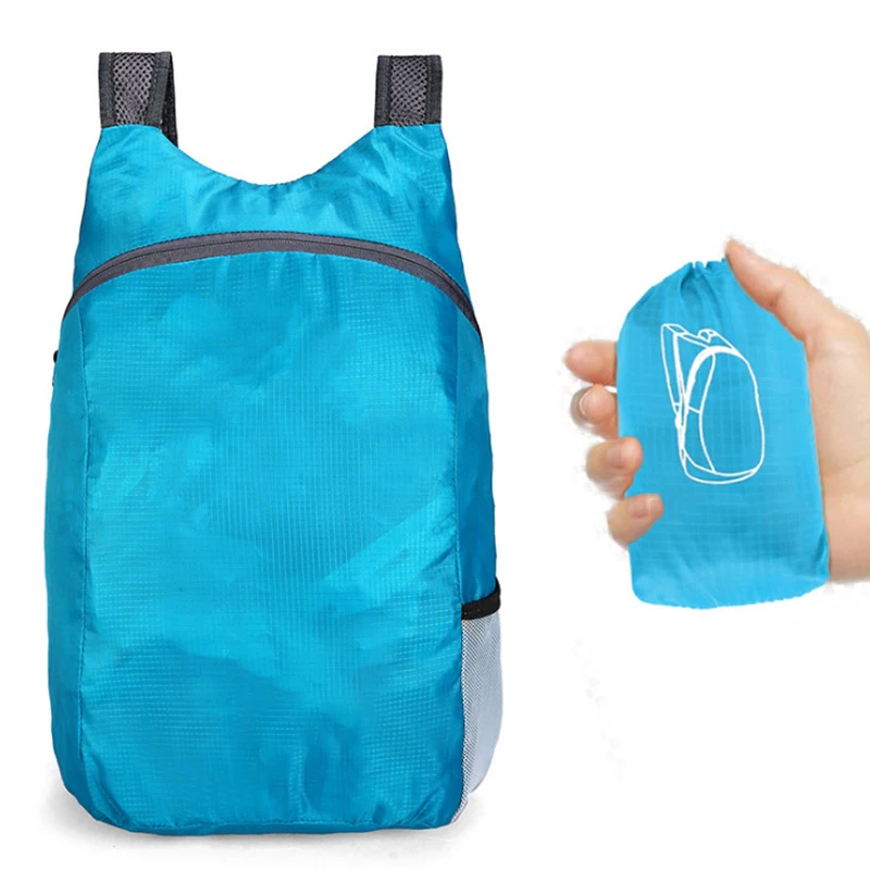 Ultralight Outdoor Foldable Backpacks for Climbing 20l Nylon Sport Backpack Waterproof Foldablel Lightweight Hiking