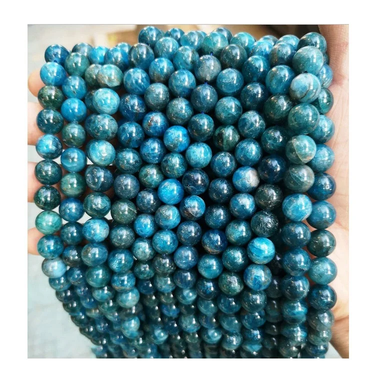 
Natural Faceted Gemstone Round Loose Stone Rough Quartz Genuine Faceted 10Mm Blue Apatite Beads 