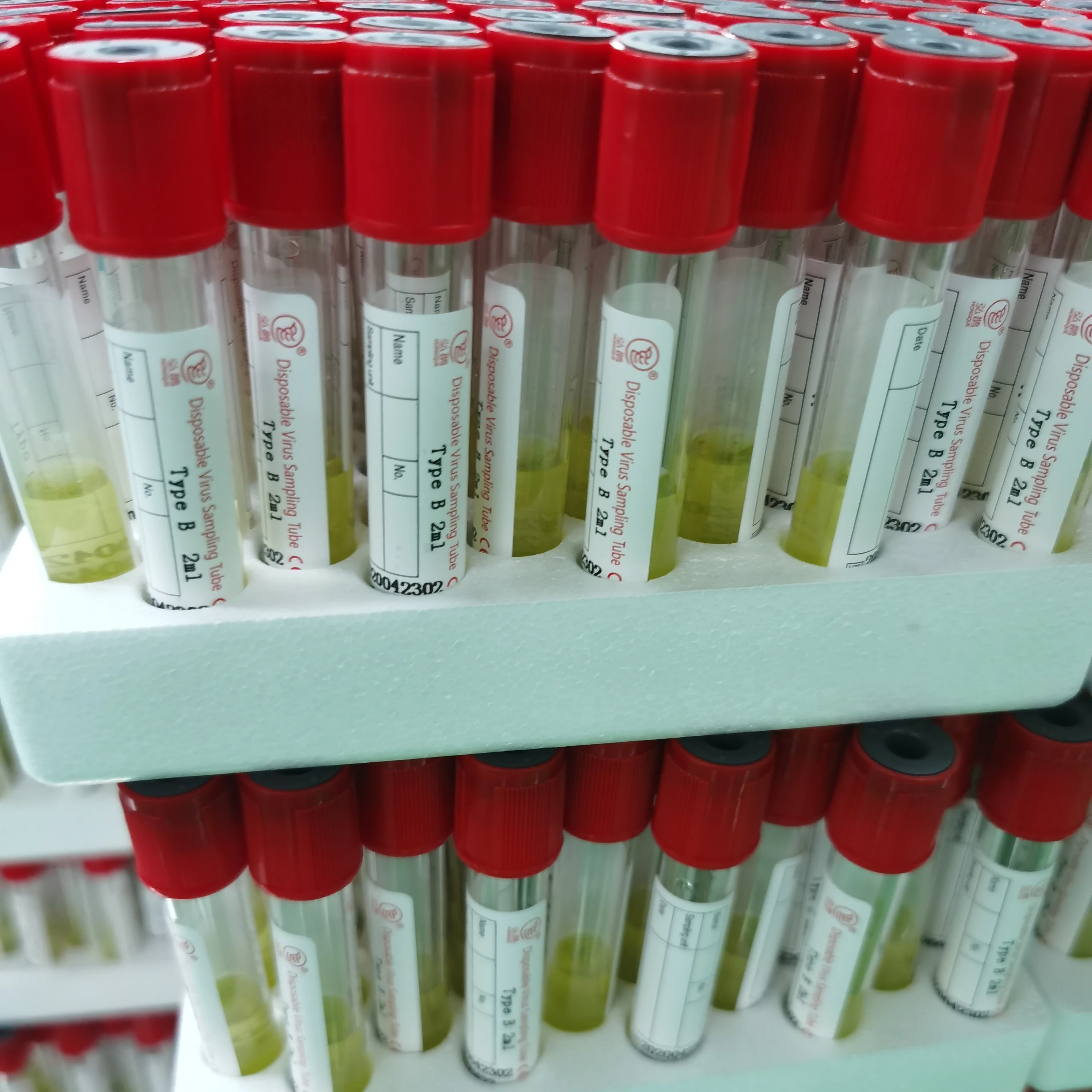 
disposable virus specimen collection tube 