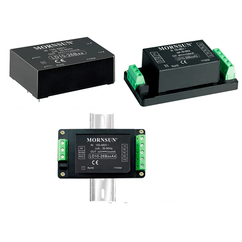 Преобразователь постоянного и переменного тока Mornsun 10 Вт с открытой рамой на постоянный ток от 220 В до 3 5 9 12 15 24 модуль источника питания импульсным переключением