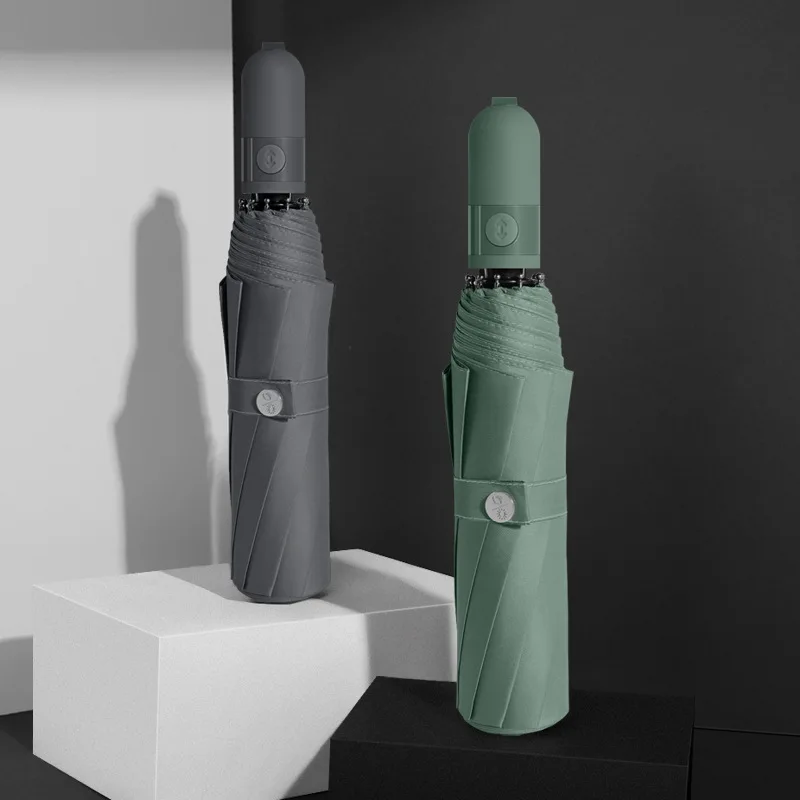 Full automatic umbrella men and women enlarged 10K sunscreen sun umbrella sunny and rainy umbrella folding wind resistant