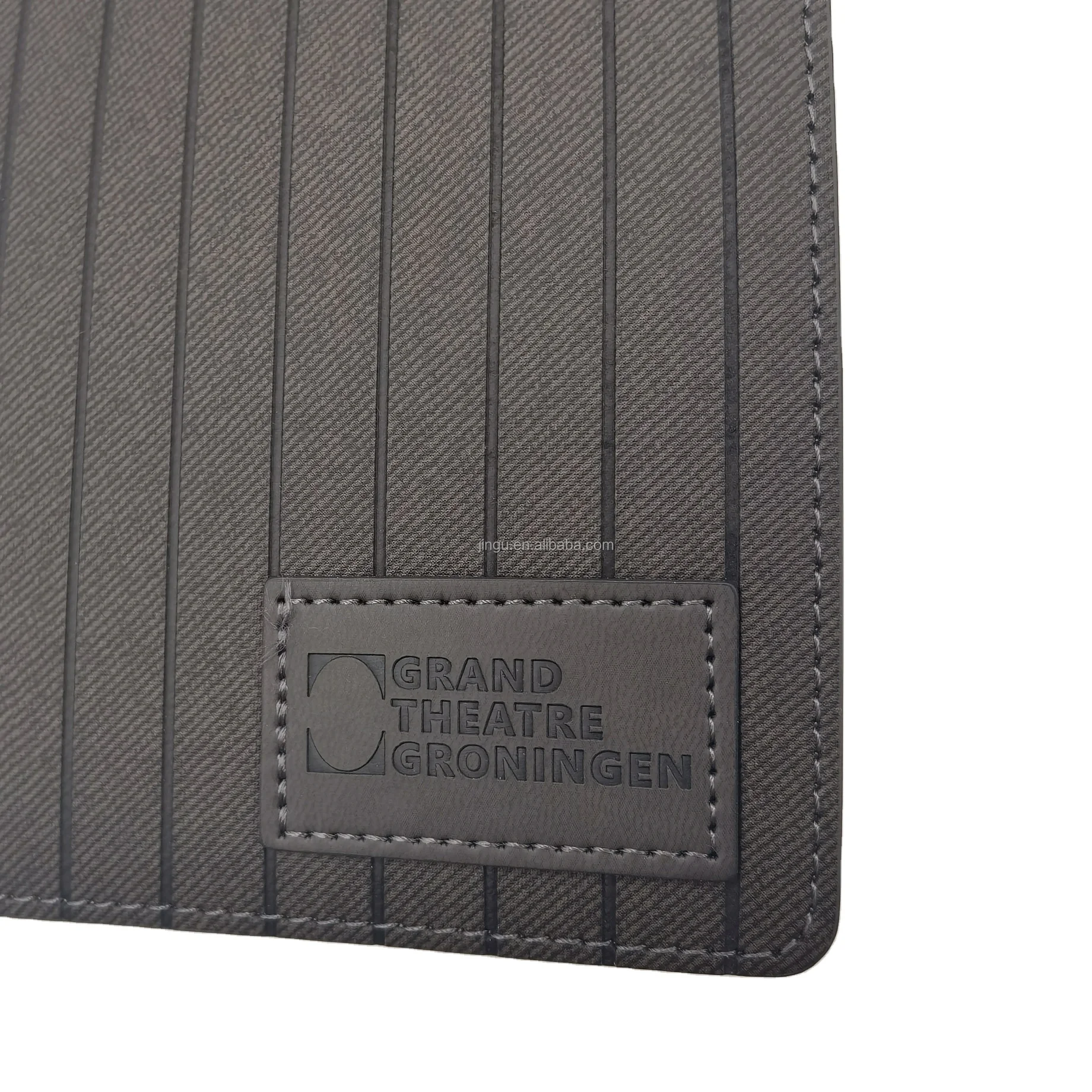 Wholesale leather bound lined journal elastic band notebook with high quality