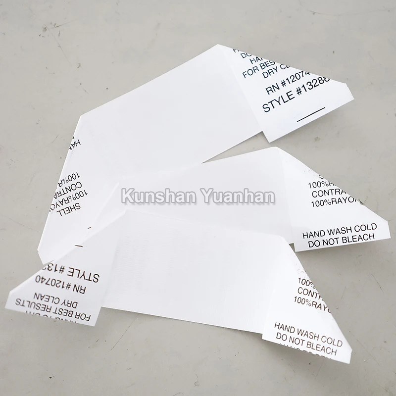 Full automatic ultrasonic stain label  woven label fold and cut machine