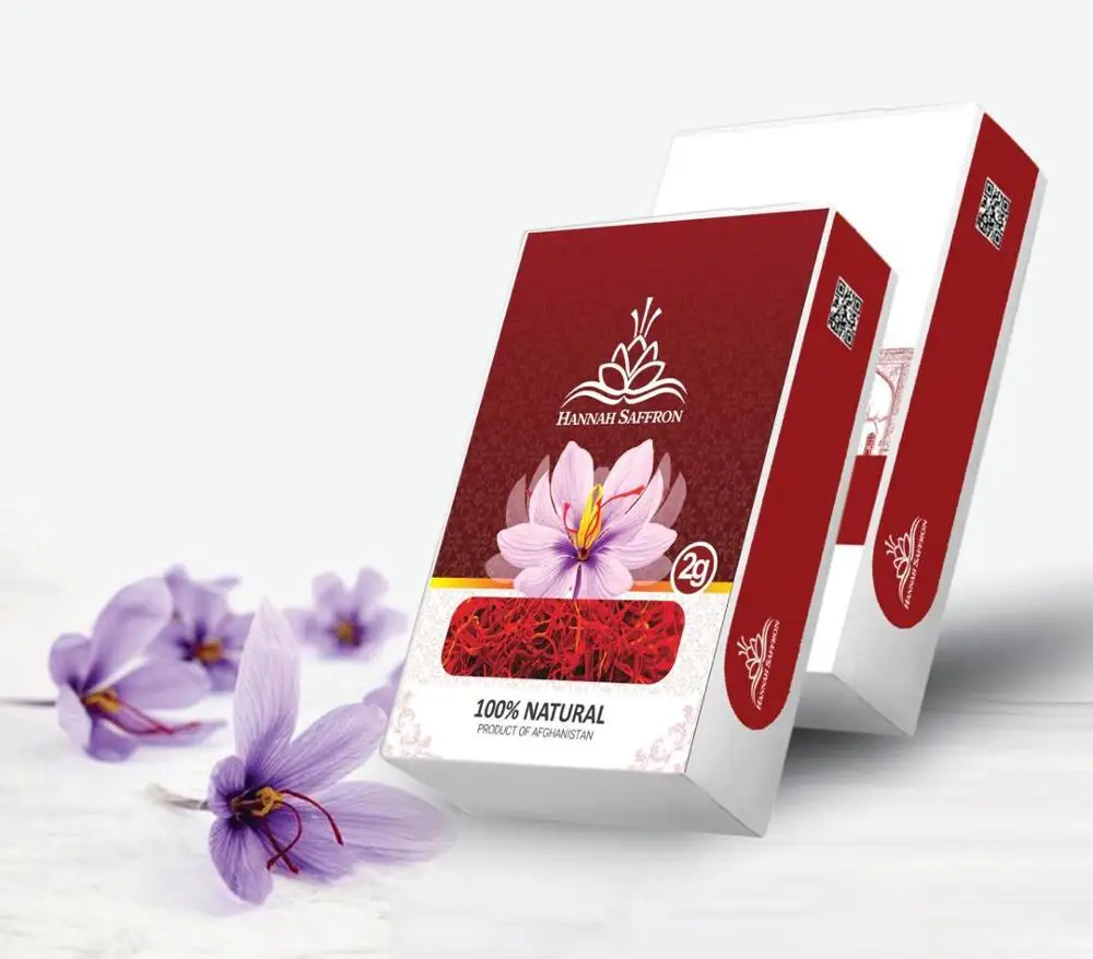 
High Quality Afghan Negin Saffron in Retail Packaging 0.5g 