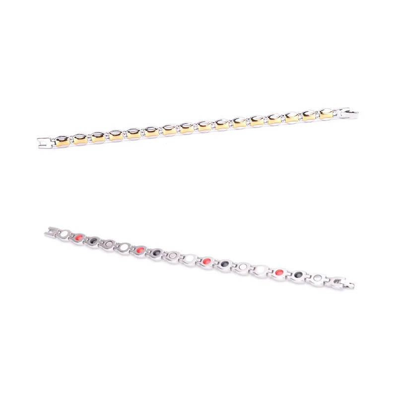Fashion Magnetic Bracelets Titanium Steel Therapy Bracelet Pain Relief for Arthritis Magnets for Carpal Tunnel Syndrome