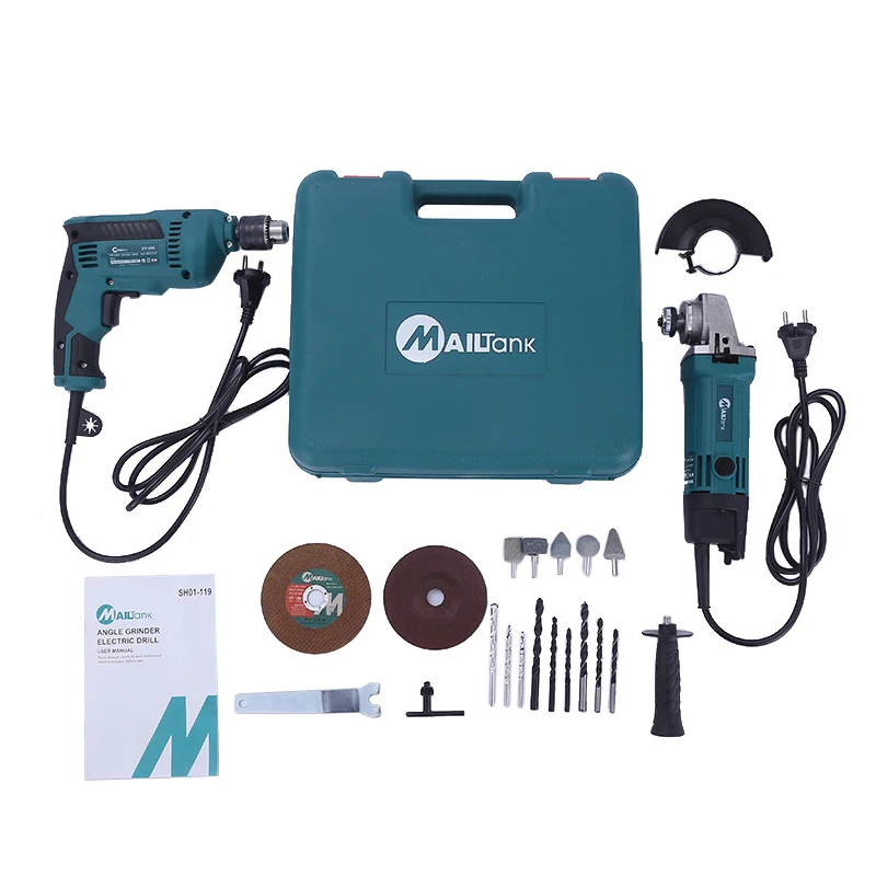 Source factory high quality electric drill and Angle grinder set, CE certification