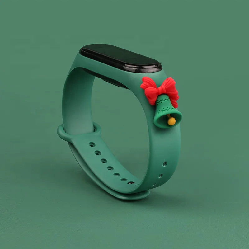 cartoon strap of Xiaomi Mi Band 5 4 3 Strap miband 5 Bracelet Silicone Wristband For xiomi band 5 mi band4 strap Christmas gift