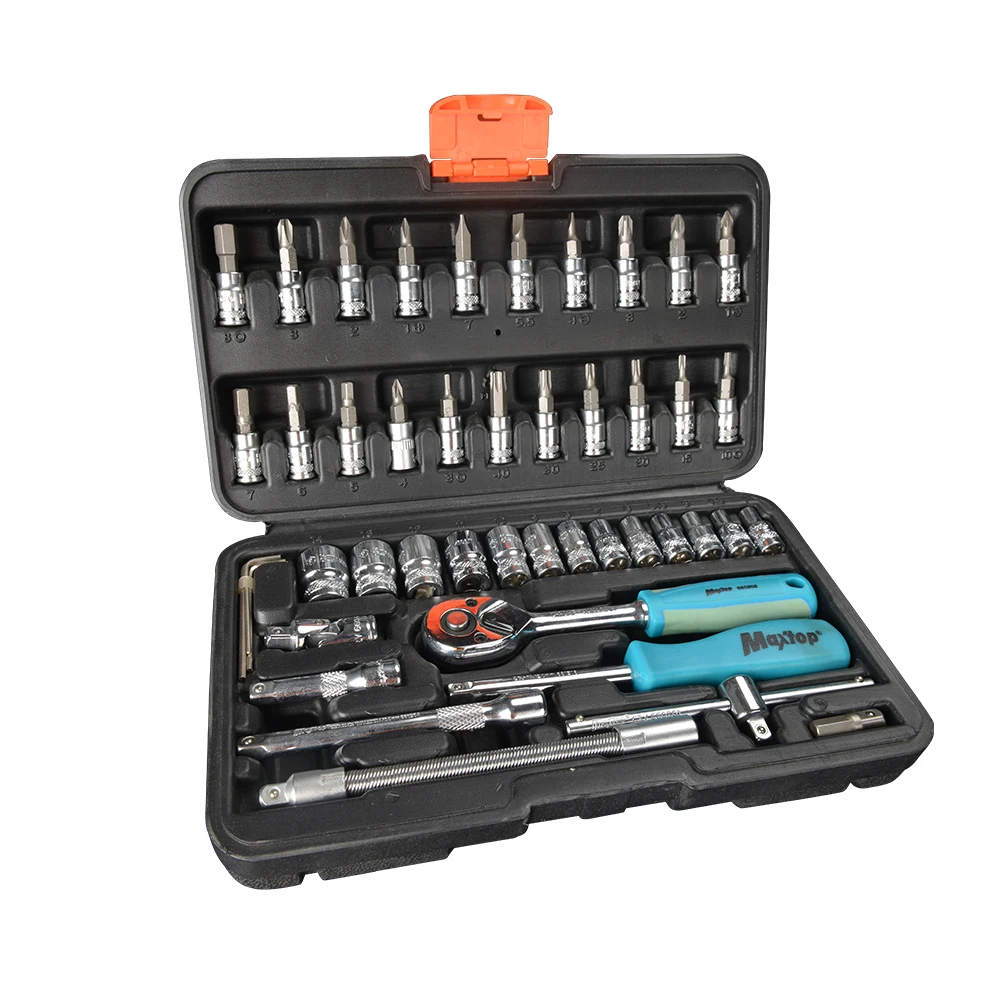46pcs combination CrV hand tool set wrench herramientas