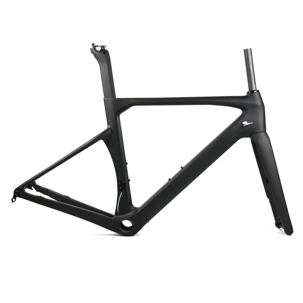 2 Years Warranty Aero Carbon Road Bike Frame Disc Brake Road Bicycle Frameset Max Tire 700x28C