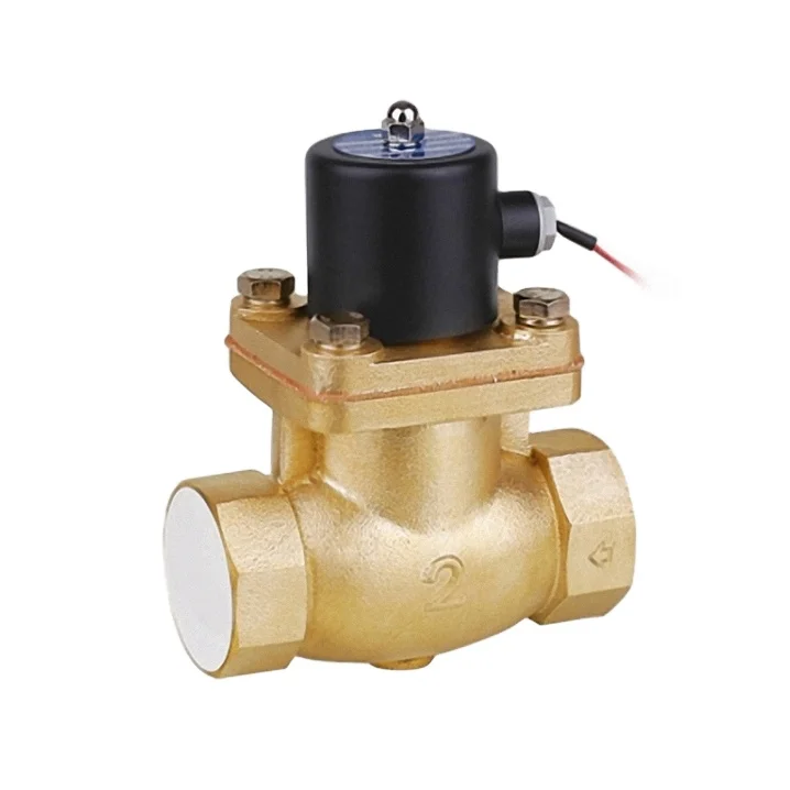 US-20 2L-20 series Normally Closed 3/4 Inch Brass Solenoid Valve  2/2 Way High Temperature Steam Solenoid Valve