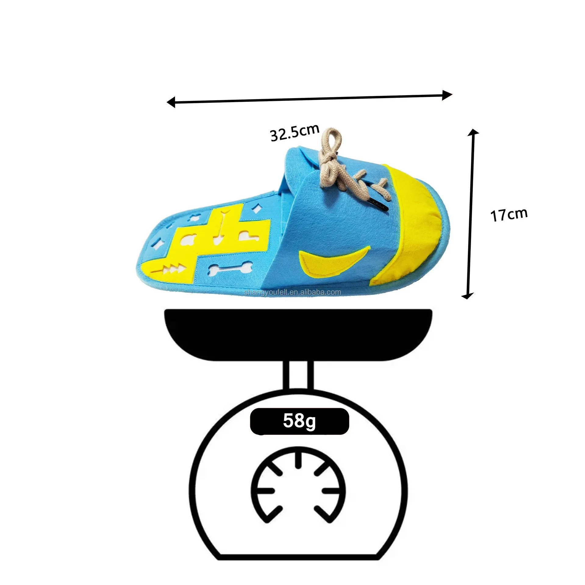 New pet snuffle slippers for dogs sniffing hide food pet toys decompression training mat