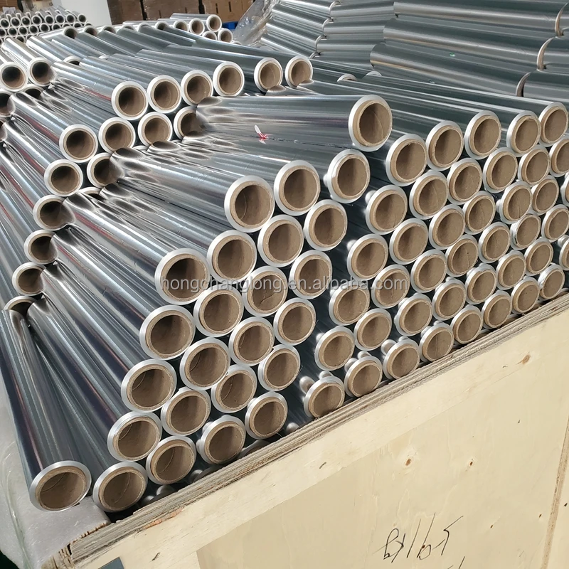 Food Grade 8011-O Aluminum Foil 15 Micron 200sq.ft Soft Coated  Roll for Food Packaging in Large Stock