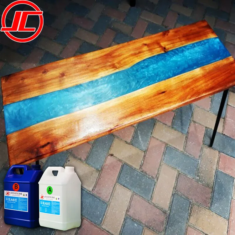 
Clear 2 Parts Epoxy AB Resin for Wood Table Casting and Countertop Coating 