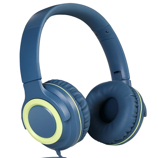 [New Version] Kids Headphones Over-Ear/On-Ear HD Sound Sharing Function Headphones for Children Boys Girls Volume Limited