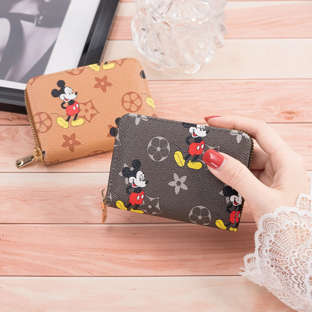 2022 PU держатель для карт короткий секционный многопозиционный органайзер для карт женская сумка для кредитных карт из воловьей кожи