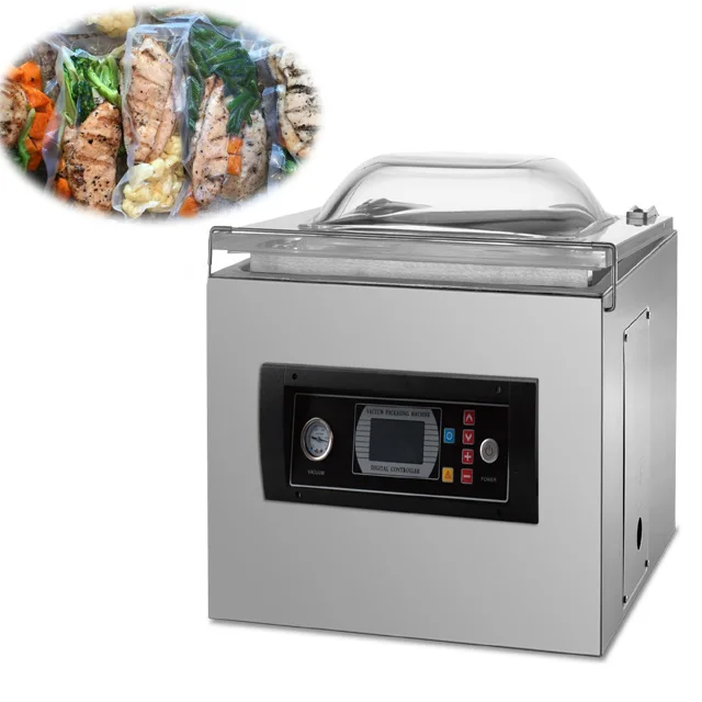 electric driven 110V 120V 220V single chamber vacuum sealer table top vacuum packing machine with 10 memories