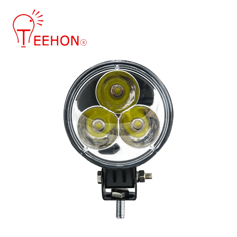 Маленький светодиодный рабочий светильник для внедорожника 3 дюйма 9 Вт, прожектор для вилочного погрузчика, трактора, лодки, грузовика, 12 Вольт, Светодиодная рабочая лампа, светодиодное освещение 24 В