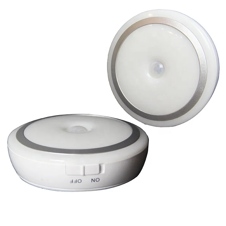 Home Decor plastic White Night Low Moq Motion Sensor Black Light Led Candle