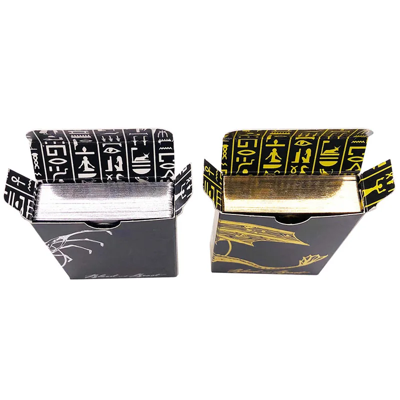 High Quality Playing Cards Custom Design Standard Gold Silver Foil Stamping Edge Poker