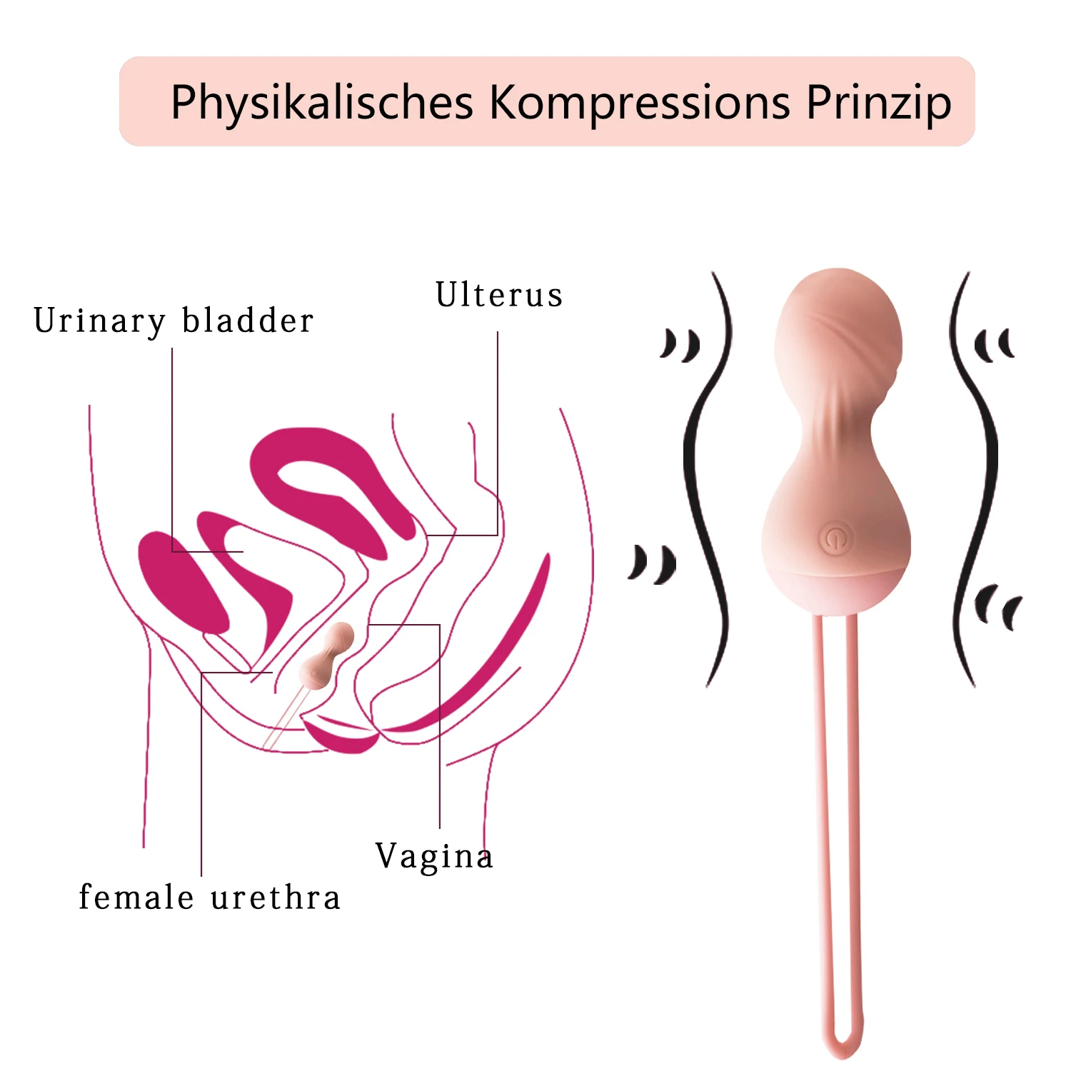 Safe Neutral Packaging OEM Purple Adult Sex Product Exercider Kegel Balls for