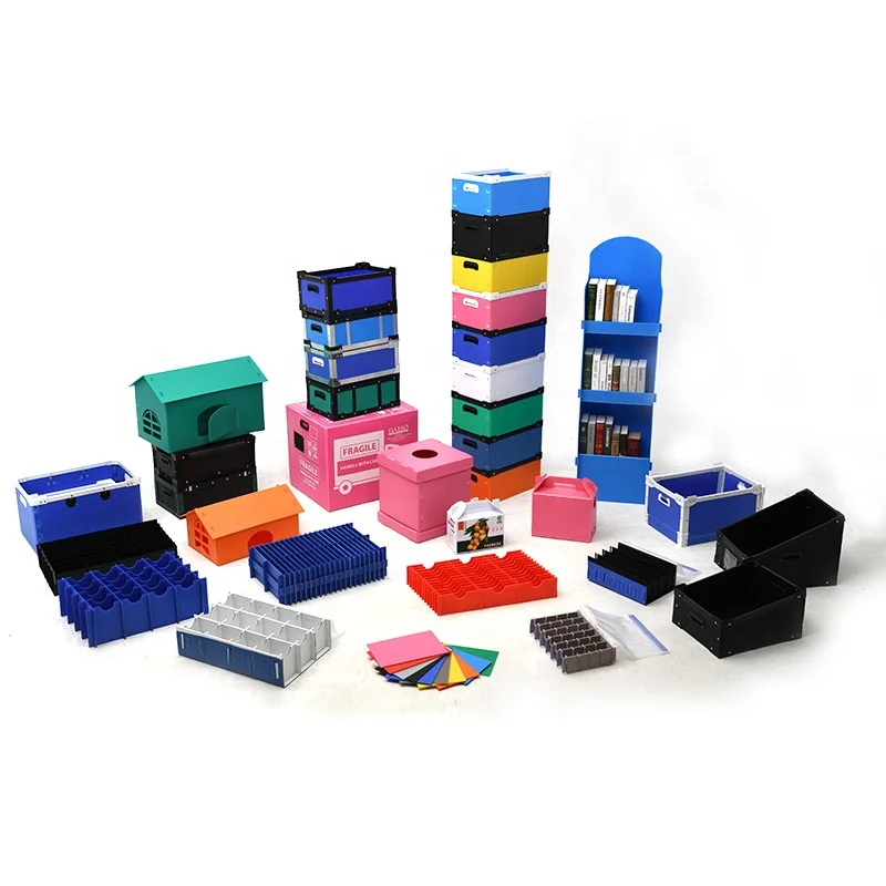 
Manufacturer custom PP hollow sheet board carton skeleton box knife card separation packing box baffle corrugated board 