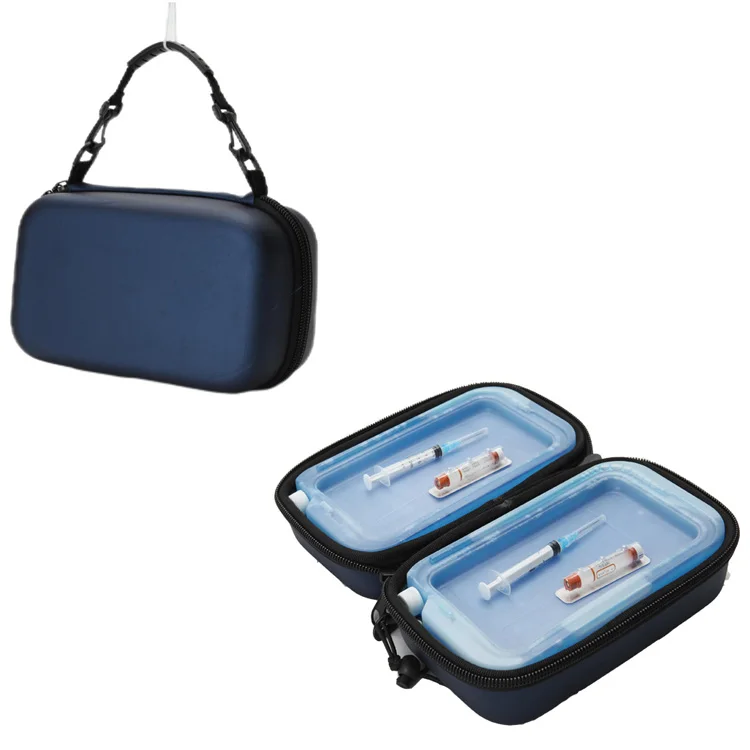 EVA Insulin Cooler Travel Case - Organizer Insulin Case for Diabetes Accessories Keep Supplies Safe and Cold Medicine bag