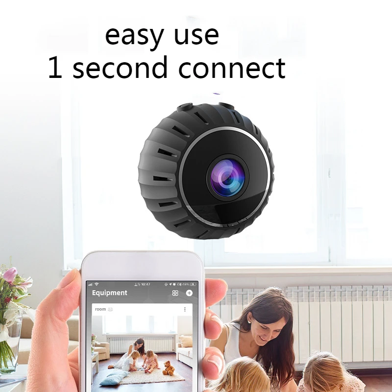 motion camera HD smart infrared night vision wifi mini camera safety monitor X10 security home