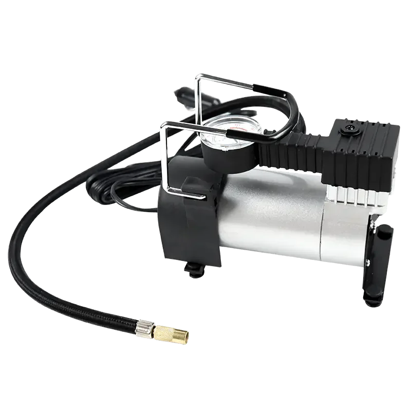 Household Electric Mini Air Compressor Car Electric Portable Auto Digital Tire Inflator Metal Car Air Compressor