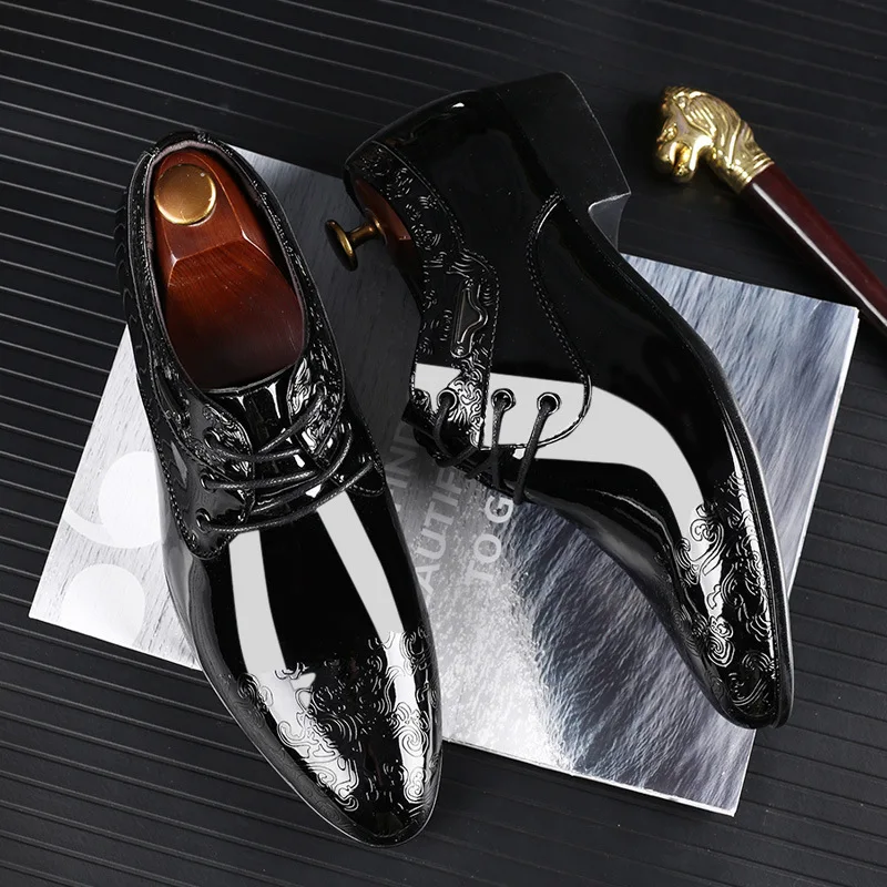 Factory Direct Sales Handmade Office Dress Shoes Soft Genuine Leather Shoes for Men