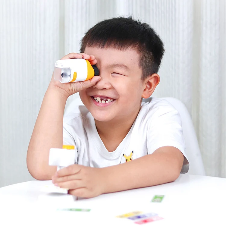 Portable small Child Biological microscope science stem kit educational toys kids beginner microscope