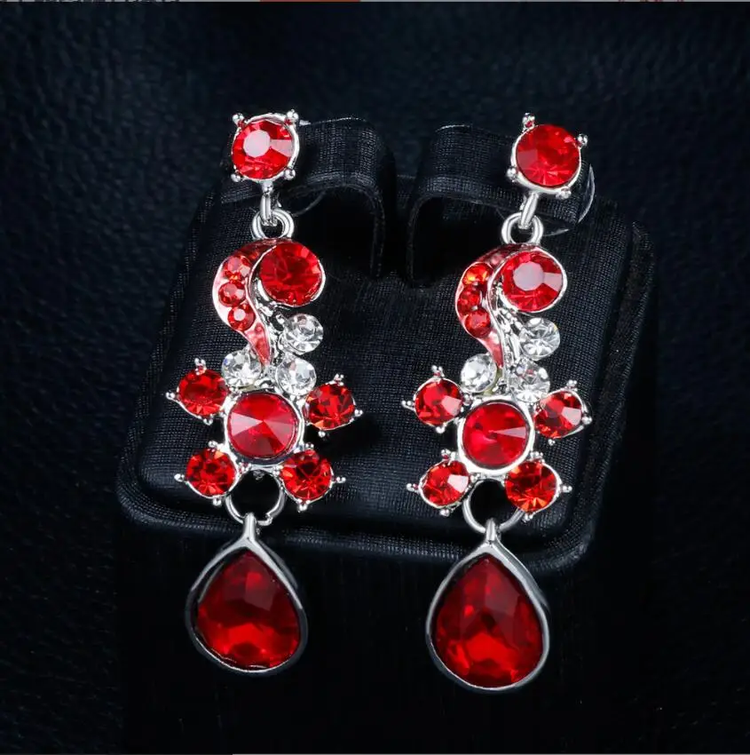 Women Dubai Costume Fashion Jewelry Sets Wedding 925 silver Necklace Set