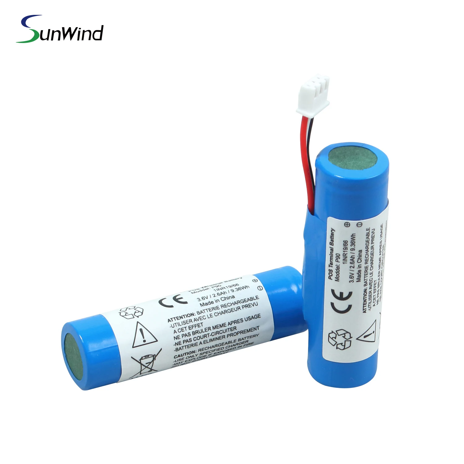 Hot selling for POS Replacement terminal battery for PAX P90 3.6V 2600mAh SWLB 18650 battery Payment machine Li-ion battery
