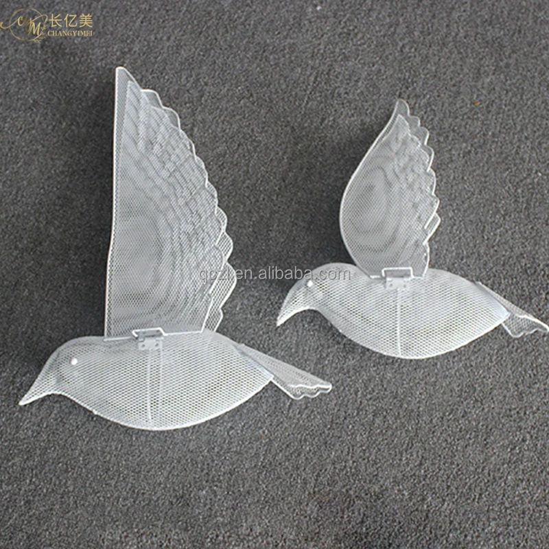 Iron Mesh Flying Bird Wedding Props Layout Pendant Window Decoration Wedding Site Ceiling Decoration
