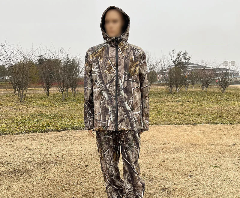 Hunting Camouflage Suit Warm One Piece Outdoor Duck Waterproof & Breathable Blaze Winter Hiking Hunting Suit